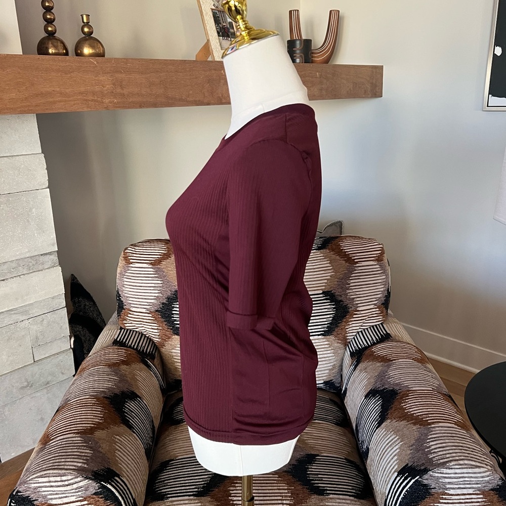 Athleta Renew Ribbed Tee - Picture 4 of 6